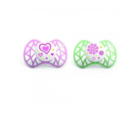 Пустышка Nuvita Air 6м+ 2шт. для девочки (NV7080Pink)