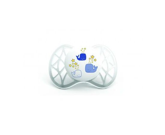 Пустышка Nuvita Air симметрическая 0м+ 2 шт. светится в темноте (NV7063), изображение 3 Пустышка Nuvita Air симметрическая 0м+ 2 шт. светится в темноте (NV7063), изображение 3