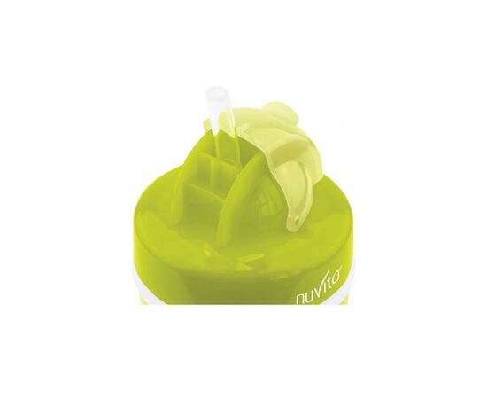 Поильник-непроливайка Nuvita 18м+ 200мл. с трубочкой салатовый (NV1436Lime), изображение 2 Поильник-непроливайка Nuvita 18м+ 200мл. с трубочкой салатовый (NV1436Lime), изображение 2