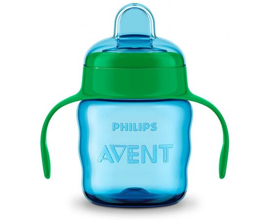 Поильник-непроливайка Philips AVENT с мягким носиком 200 мл голубой 6 мес+ (SCF551/05), изображение 2 Поильник-непроливайка Philips AVENT с мягким носиком 200 мл голубой 6 мес+ (SCF551/05), изображение 2