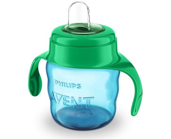 Поильник-непроливайка Philips AVENT с мягким носиком 200 мл голубой 6 мес+ (SCF551/05)