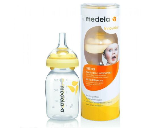 Бутылочка для кормления Medela с системой кормления Кальма 150 мл (008.0130), изображение 3 Бутылочка для кормления Medela с системой кормления Кальма 150 мл (008.0130), изображение 3