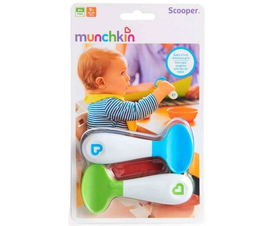 Набор детской посуды Munchkin ложки Scooper Spoons (2 шт.) (012373.01), изображение 3 Набор детской посуды Munchkin ложки Scooper Spoons (2 шт.) (012373.01), изображение 3