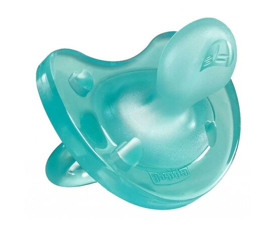 Пустышка Chicco Physio Soft силиконовая 16 мес+ 1 шт голубая (02713.21.00.00)
