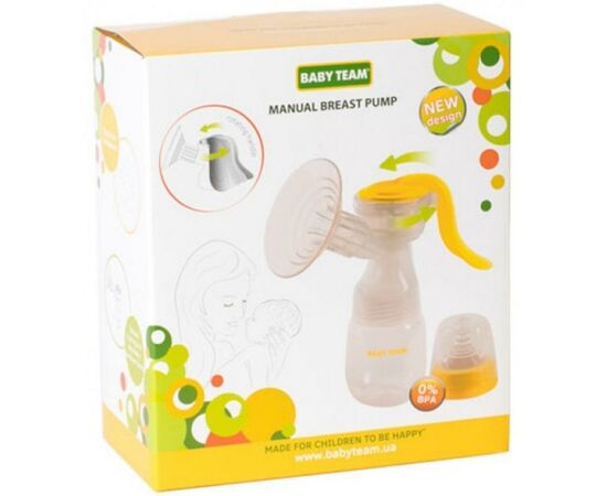 Молокоотсос Baby Team Механический (0010), изображение 4 Молокоотсос Baby Team Механический (0010), изображение 4