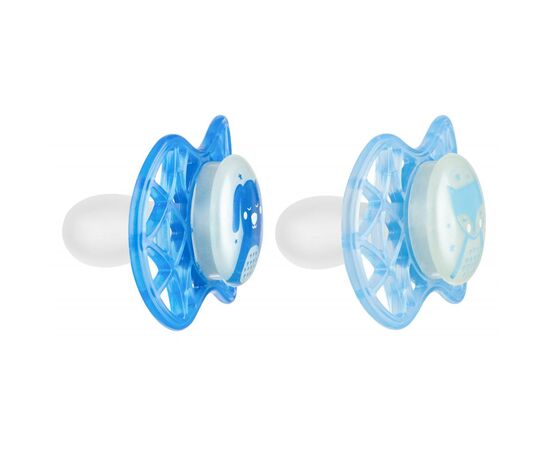 Пустышка Nuvita Air 55 Explore 6m+ симметричная (светится в темноте) (NV7087GM), изображение 2 Пустышка Nuvita Air 55 Explore 6m+ симметричная (светится в темноте) (NV7087GM), изображение 2