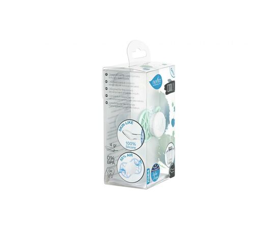 Пустышка Nuvita Air55 Cool 0m+ ортодонтическая мятная (NV7064SG), изображение 4 Пустышка Nuvita Air55 Cool 0m+ ортодонтическая мятная (NV7064SG), изображение 4