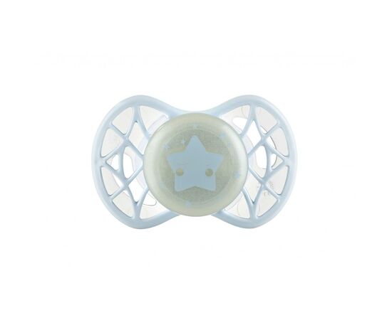 Пустышка Nuvita Air55 Cool 0m+ ортодонтическая (светящаяся в темноте) (NV7064GA)