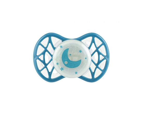 Пустышка Nuvita Air55 Cool 0m+ ортодонтическая (светящаяся в темноте) (NV7064GE)