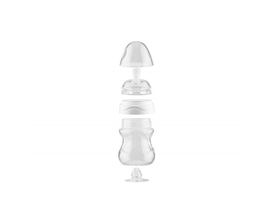 Бутылочка для кормления Nuvita Mimic Collection 150 мл белая (NV6011BIANCO), изображение 3 Бутылочка для кормления Nuvita Mimic Collection 150 мл белая (NV6011BIANCO), изображение 3