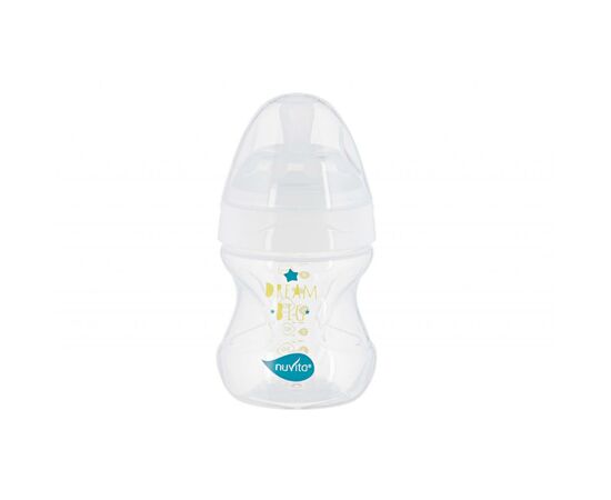 Пляшечка для годування Nuvita Mimic Collection 150мл біла (NV6011BIANCO)
