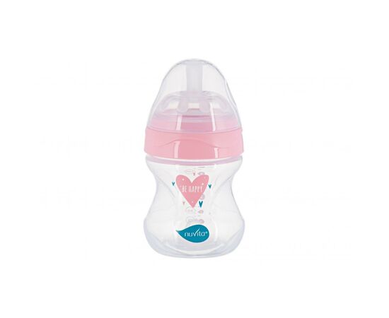 Бутылочка для кормления Nuvita Mimic Collection 150 мл розовая (NV6011ROSA)