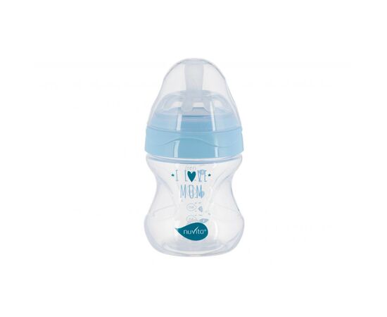 Бутылочка для кормления Nuvita Mimic Collection 150 мл синяя (NV6011AZZURO)