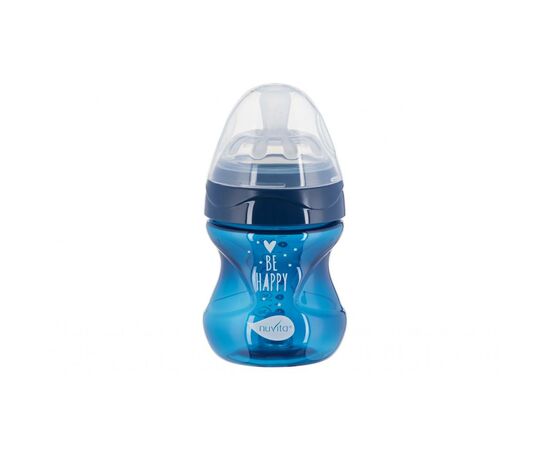 Пляшечка для годування Nuvita Mimic Cool 150 мл темно-синя (NV6012NIGHTBLUE)