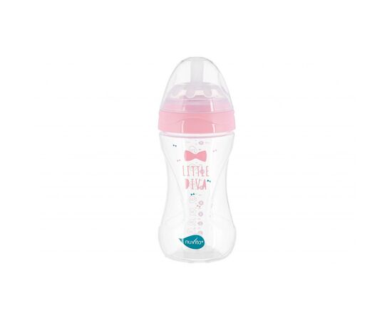 Бутылочка для кормления Nuvita Mimic Collection 250 мл розовая (NV6031ROSA)