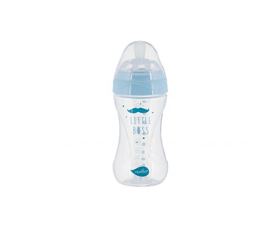 Бутылочка для кормления Nuvita Mimic Collection 250 мл синяя (NV6031AZZURO)
