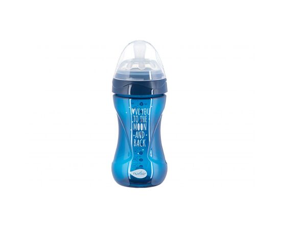 Бутылочка для кормления Nuvita Mimic Cool 250 мл темно-синяя (NV6032NIGHTBLUE)