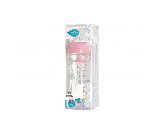 Бутылочка для кормления Nuvita Mimic Collection 330 мл розовая (NV6051ROSA), изображение 2 Бутылочка для кормления Nuvita Mimic Collection 330 мл розовая (NV6051ROSA), изображение 2