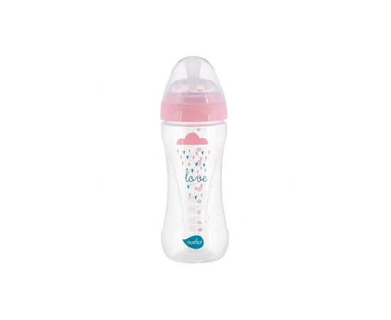 Пляшечка для годування Nuvita Mimic Collection 330мл рожева (NV6051ROSA)