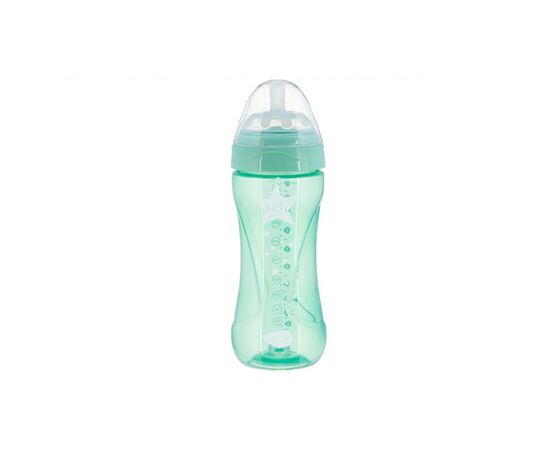 Бутылочка для кормления Nuvita Mimic Cool 330 мл зеленая (NV6052GREEN)