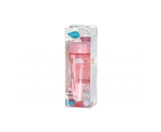 Бутылочка для кормления Nuvita Mimic Cool 330 мл розовая (NV6052PINK), изображение 2 Бутылочка для кормления Nuvita Mimic Cool 330 мл розовая (NV6052PINK), изображение 2