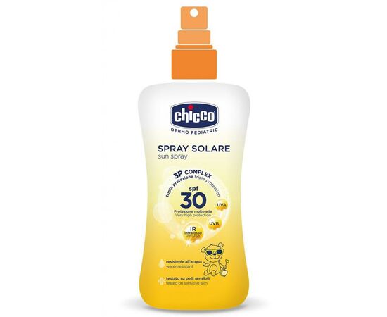 Дитяче молочко Chicco cпрей сонцезахисне, 30 SPF, 150 мл (09160.00)