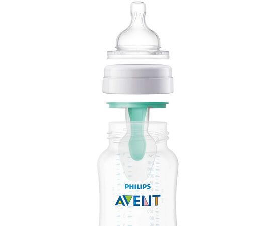Бутылочка для кормления Philips AVENT Клапан AirFree, 1 шт (SCF819/01), изображение 2 Бутылочка для кормления Philips AVENT Клапан AirFree, 1 шт (SCF819/01), изображение 2