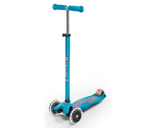 Самокат Micro Maxi Deluxe Aqua LED (MMD078), изображение 4 Самокат Micro Maxi Deluxe Aqua LED (MMD078), изображение 4