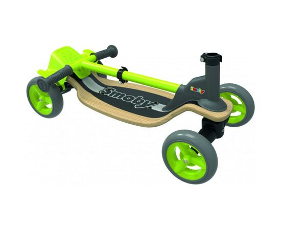 Самокат Smoby с металлической рамой четырехколесный Зеленый (750700), изображение 2 Самокат Smoby с металлической рамой четырехколесный Зеленый (750700), изображение 2