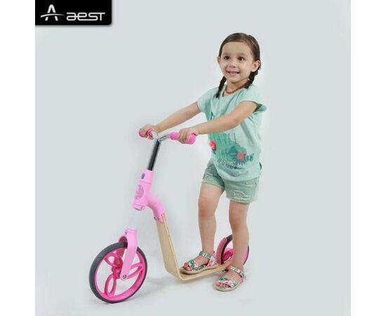 Самокат AEST Беговел Sport B01 Pink 2 in 1 (B01-Pink), изображение 6 Самокат AEST Беговел Sport B01 Pink 2 in 1 (B01-Pink), изображение 6