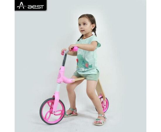 Самокат AEST Беговел Sport B01 Pink 2 in 1 (B01-Pink), изображение 7 Самокат AEST Беговел Sport B01 Pink 2 in 1 (B01-Pink), изображение 7