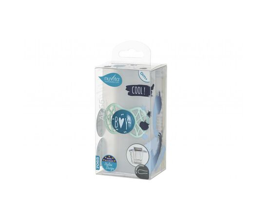 Пустышка Nuvita Air55 Cool 0m+ симметрическая (NV7065NG), изображение 3 Пустышка Nuvita Air55 Cool 0m+ симметрическая (NV7065NG), изображение 3
