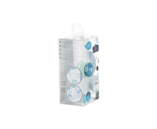 Пустышка Nuvita Air55 Cool 0m+ симметрическая (NV7065NG), изображение 4 Пустышка Nuvita Air55 Cool 0m+ симметрическая (NV7065NG), изображение 4