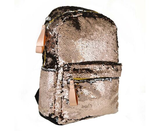Рюкзак школьный Yes с пайетками GS-01 Gold (557676)