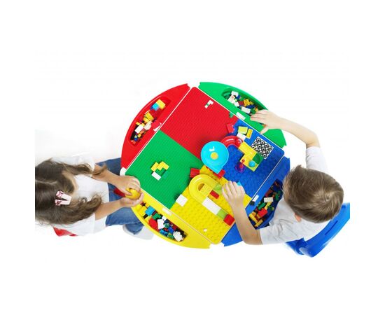 Детский стол Microlab Toys Конструктор Игровой Центр + 2 стула (GT-14), изображение 5 Детский стол Microlab Toys Конструктор Игровой Центр + 2 стула (GT-14), изображение 5