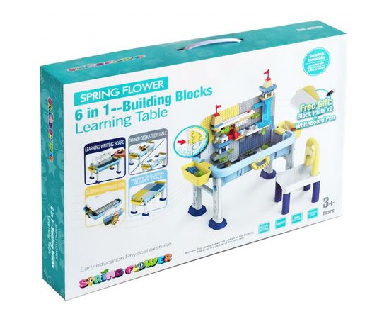 Детский стол Microlab Toys Конструктор Игровой Центр + 1 стул (GT-15), изображение 6 Детский стол Microlab Toys Конструктор Игровой Центр + 1 стул (GT-15), изображение 6