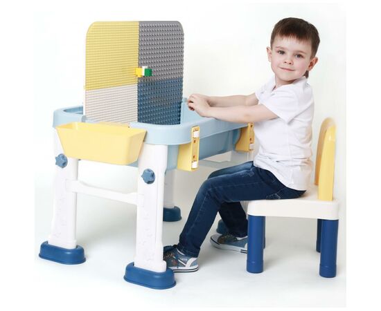 Детский стол Microlab Toys Конструктор Игровой Центр + 1 стул (GT-15), изображение 7 Детский стол Microlab Toys Конструктор Игровой Центр + 1 стул (GT-15), изображение 7