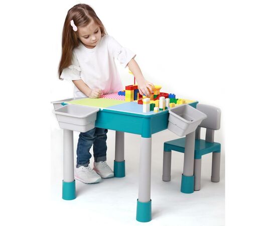 Детский стол Microlab Toys Конструктор Игровой Центр + 1 стул (GT-16), изображение 6 Детский стол Microlab Toys Конструктор Игровой Центр + 1 стул (GT-16), изображение 6