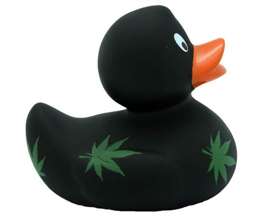 Іграшка для ванної LiLaLu Марихуана утка (L1051), зображення 2 Іграшка для ванної LiLaLu Марихуана утка (L1051), зображення 2
