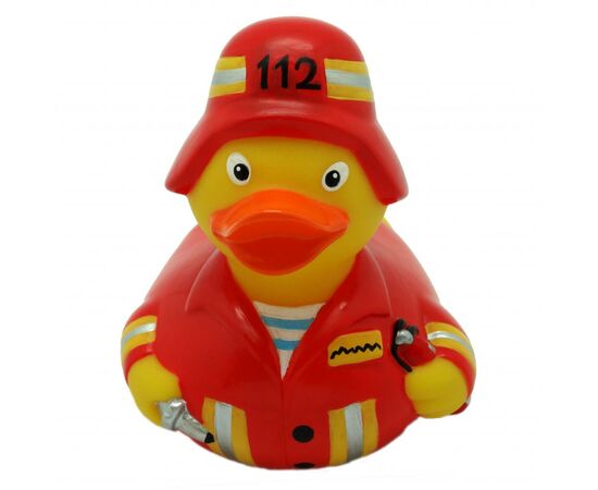 Игрушка для ванной LiLaLu Пожарный утка (L1828), изображение 4 Игрушка для ванной LiLaLu Пожарный утка (L1828), изображение 4