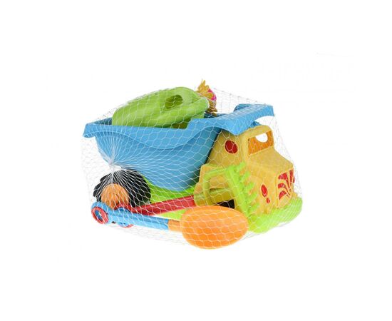 Игрушка для песка Same Toy 6 ед Грузовик Желтый (973Ut-2), изображение 6 Игрушка для песка Same Toy 6 ед Грузовик Желтый (973Ut-2), изображение 6