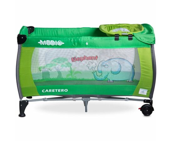 Детский манеж Caretero Medio Classic Green (19422), изображение 2 Детский манеж Caretero Medio Classic Green (19422), изображение 2