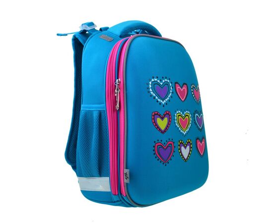 Портфель Yes H-12-1 Hearts turquoise (554490)
