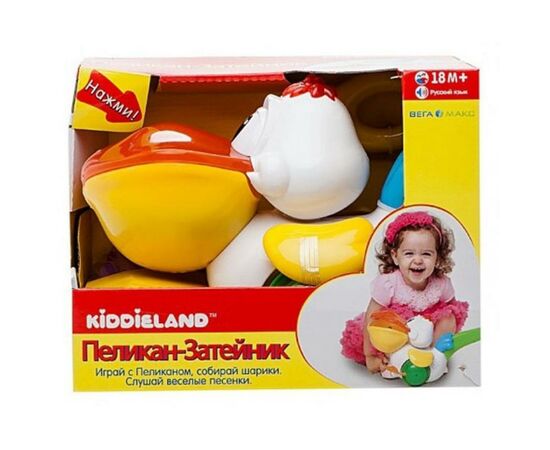 Каталка Kiddieland Пеликан-затейник (049767), изображение 2 Каталка Kiddieland Пеликан-затейник (049767), изображение 2