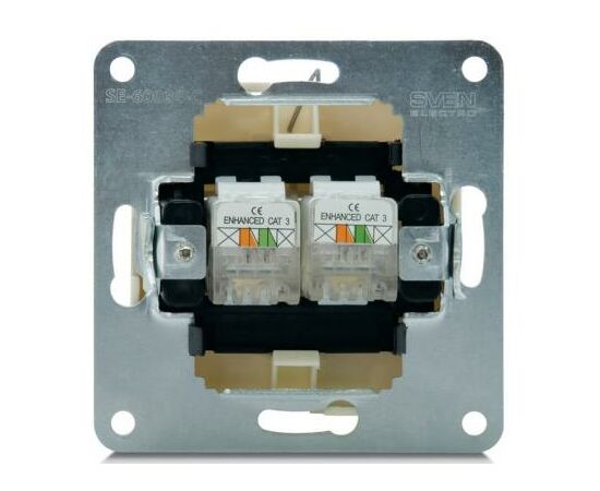 Телефонная розетка Sven SE-60034 white (7100015), изображение 2 Телефонная розетка Sven SE-60034 white (7100015), изображение 2
