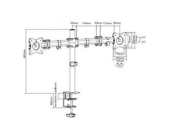 Кронштейн ITech MBS-12F, изображение 4 Кронштейн ITech MBS-12F, изображение 4