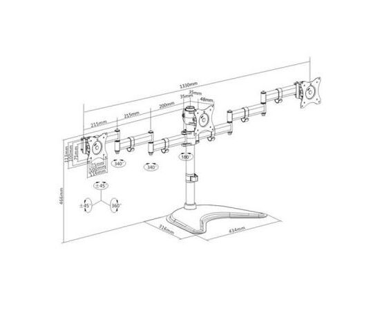 Кронштейн ITech MBS-13M, изображение 3 Кронштейн ITech MBS-13M, изображение 3