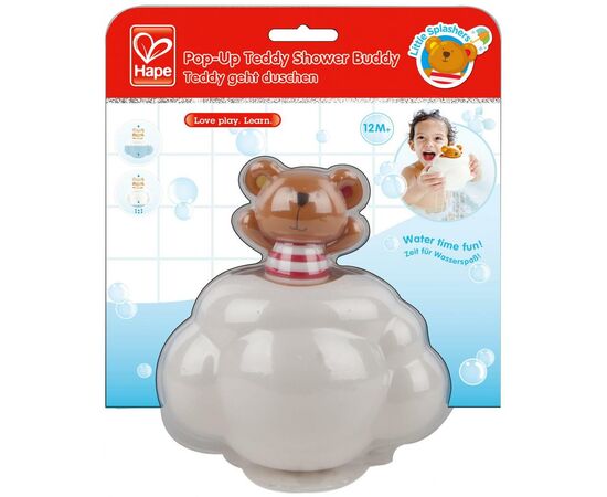 Игрушка для ванной Hape Teddy принимает душ (E0202), изображение 3 Игрушка для ванной Hape Teddy принимает душ (E0202), изображение 3