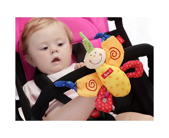 Погремушка Sigikid Бабочка 17 см (49289SK), изображение 4 Погремушка Sigikid Бабочка 17 см (49289SK), изображение 4