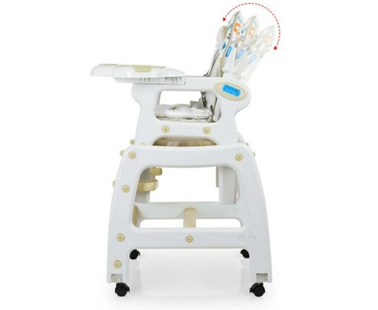 Стульчик для кормления Bambi M 1563 animal beige, изображение 2 Стульчик для кормления Bambi M 1563 animal beige, изображение 2